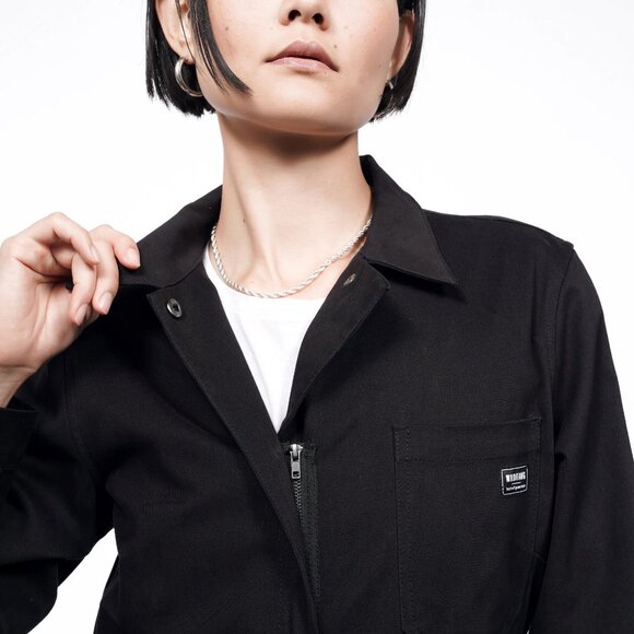 WILDFANG- The Essential Long Sleeve High Waisted Coverall, Size Medium - Picture 5 of 8